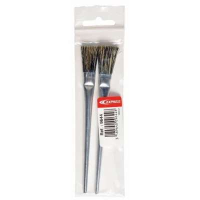 Pinceaux crin de cheval p/ flux de soudure R.136455 R.9644 blister de 2
