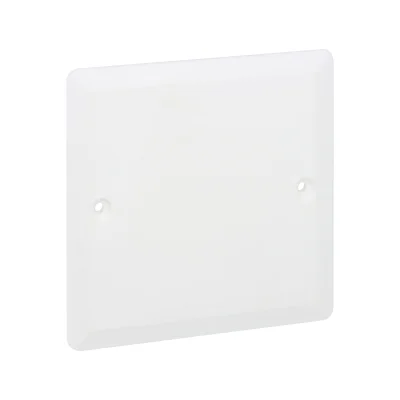 Couvercle p/ boîte de dérivation maconnerie Batibox 80 x 80mm Blanc LEGRAND