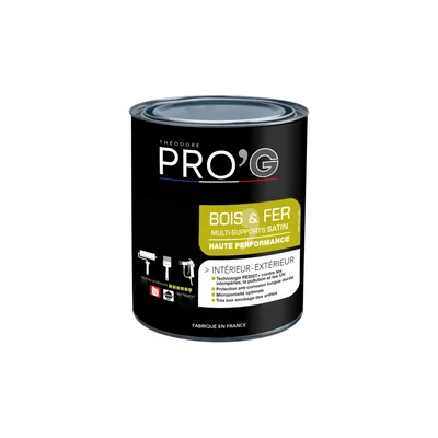 PRO'G BOIS ET FER BLANC 9010 3L