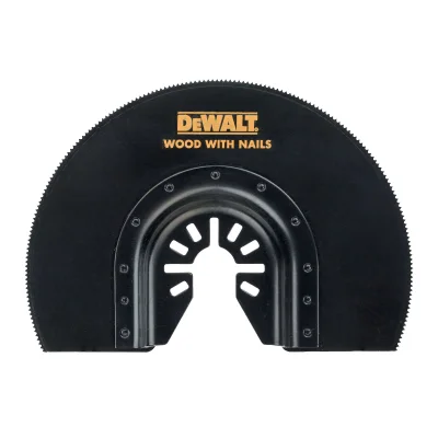 Lame bi-métal semi-circul. déportée D.100mm multi-cutter p/ bois, bois av. clous plaq / plâtre