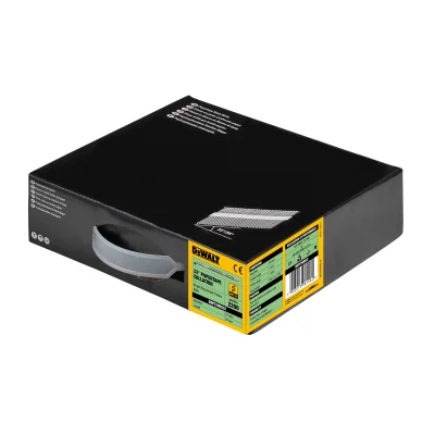 Pointes acier en bande DNPT28R63Z 33° 2.8 x63mm claires crantées pack de 2200